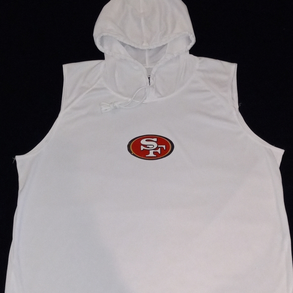 49ers Apparel 49ers Sleeveless Hoodie Sleeveless Nfl Hoodie